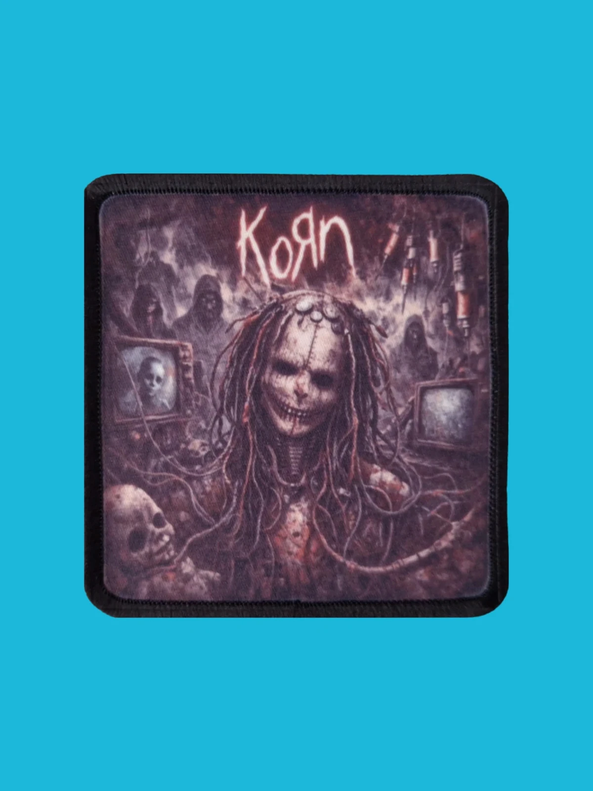 Patch Korn - Wired Nightmare - Imprimé - Carré de 7,5 x 7,5 centimètres